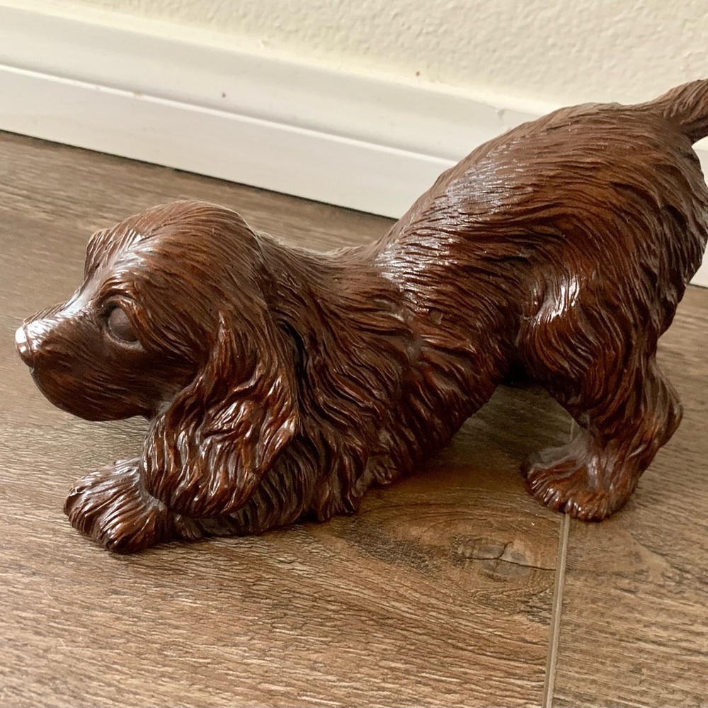 Vintage Handcrafted Red Mill MFG Dog Figurine